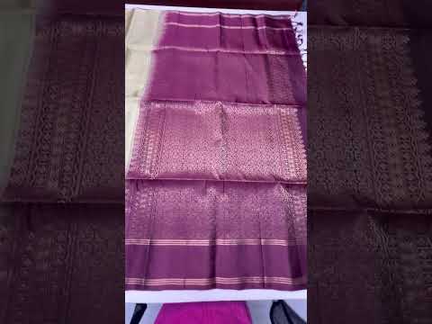 Ellachi Green & Coffee Brown - Soft Silk Saree