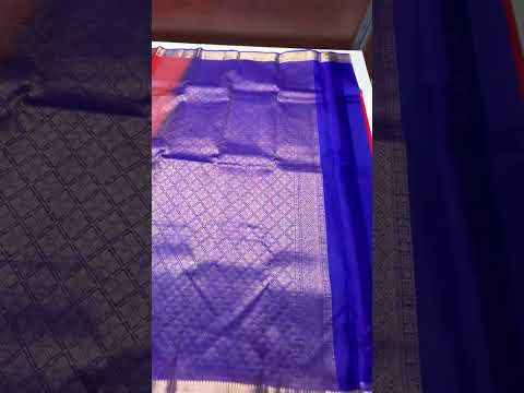 Orange & Purple - Kanchi Border Soft Silk Saree