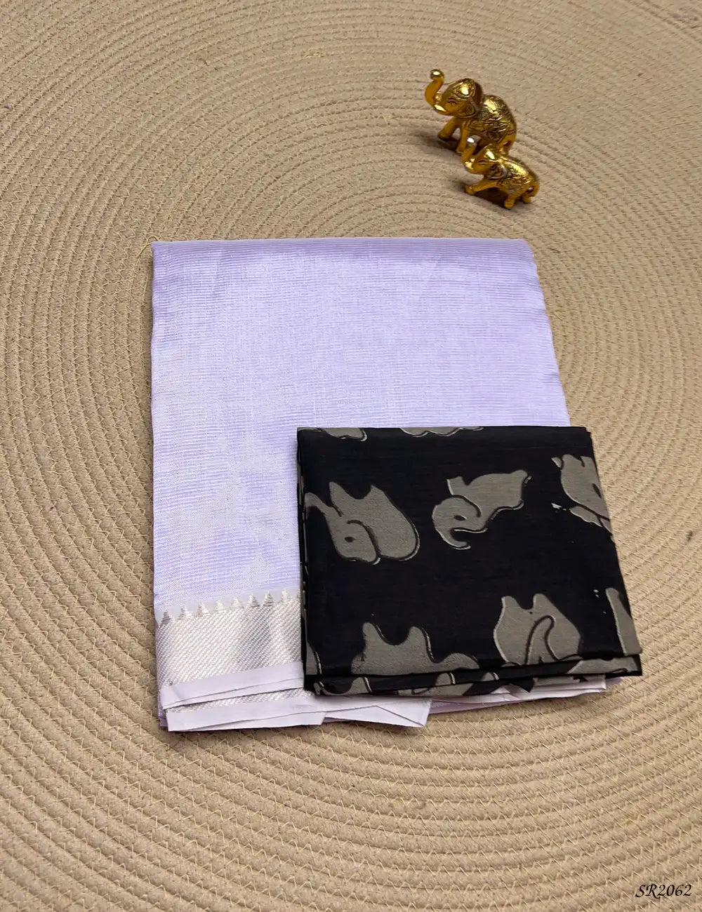 Priwinkle - Mangalagiri Silk Cotton Front View