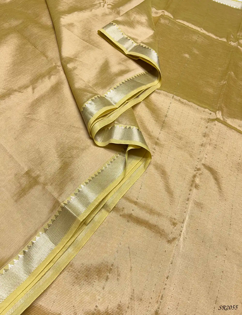Sandal - Mangalagiri Silk Cotton Pallu View