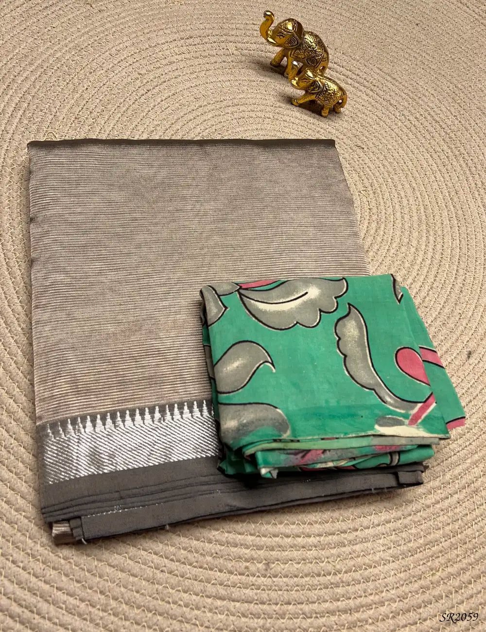 Sandcastel - Mangalagiri Silk Cotton Front View